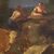 Italian bucolic landscape painting from the 18th century
