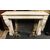  CHM865 - Camino in marmo bianco di Carrara, misure cm L 146 x H 106 x P 38 