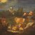 Italian bucolic landscape painting from the 18th century