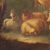 Italian bucolic landscape painting from the 18th century