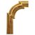 Antica cornice dorata con angoli rotondi - O/6386 -
