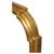 Antica cornice dorata con angoli rotondi - O/6386 -