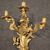 Coppia di applique francesi in bronzo dorato in stile Luigi XV