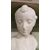 BUSTO IN MARMO DI GIOVANE AURIGA FINE XVIII-INIZI XIX SECOLO