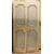 PTS867 - N. 2 porte in legno laccato, misure cm L 105 x H 220/204