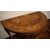 Consolle mezzaluna Olandese intarsiata del 1800 in stile Chippendale