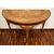 Consolle mezzaluna Olandese intarsiata del 1800 in stile Chippendale