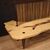 Divano di design in legno in stile George Nakashima 