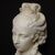 Busto di nobildonna in marmo di Carrara