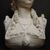 Busto di nobildonna in marmo di Carrara