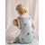  Zaccagnini  Figura femminile  in ceramica policroma  " maternità". 