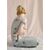  Zaccagnini  Figura femminile  in ceramica policroma  " maternità". 
