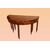 Tavolo grande consolle a mezzaluna allungabile a 3 metri del 1800 francese in legno di mogano stile Luigi Filippo