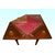 Antico tavolino da gioco stile Vittoriano del 1800 a fazzoletto
