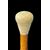 Bastone con pomolo in avorio globulare con incisi  motivi geometrici alternati.