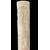 Bastone con pomolo in avorio a pennacchio inciso con leoni.