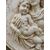 Medaglione ottagonale in marmo Biancone di Asiago - Madonna col bambino - 73 x 73 cm - Venezia