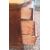 Charles X Cappuccino chest of drawers two and a half Emilian drawers in walnut     