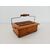 Scaldino in legno, ottone e ferro - fine '800 - scaldaletto