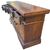 Particolare Credenza Madia Dispensa Luigi XIV in noce Emiliana