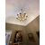 Lampadario a otto luci in bronzo dorato, Francia, stile Luigi XVI, fine XIX secolo 