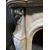 CHM867 - Camino in marmo bianco di Carrara, misure cm L 138 x P 39 x H 100  