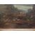 Grande quadro olio su tela paesaggio bucolico - dipinto fine 800 - 142x116 cm !!