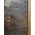 Grande quadro olio su tela paesaggio bucolico - dipinto fine 800 - 142x116 cm !!