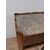 Comodino francese in bois de rose con marmo rosa - stile Luigi XV - fine '800
