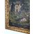 Quadro olio su tela paesaggio montano con lago e montagne-primi '900-118x88 cm!!