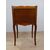 Comodino francese in bois de rose con marmo rosa - stile Luigi XV - fine '800