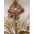 Lampadario in vetro di Murano sei luci cristallo e oro 