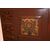 Credenza italiana Tirolese alta ad 1 anta con cassetti con pitture floreali 