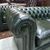 Seduta 2 posti chesterfield inglese originale in pelle verde 