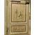 PTL686 - Porta in legno laccato, luce cm L 97 (62+35) x H 197  