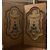 PTS869 - N. 2 Porte in legno laccato, misure cm L 130 x H 251 