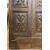 PTI739 - Porta in legno di noce, misure cm L 99 x H 217 x P 4 