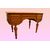 Particolarissima Scrivania del 1800 stile Luigi XVI austriaca in noce con piano in pelle 