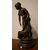 Antica scultura in Zamak raffigurante donna con bambina di Émile Nestor Joseph Carlier (1849-1927)