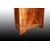 Secretaire francese stile Impero del 1800 in piuma di mogano con piano in marmo nero