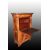 Secretaire francese stile Impero del 1800 in piuma di mogano con piano in marmo nero