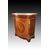 Bellissimo credenza servante Parigino stile Luigi XV con bronzi, intarsi e piano in marmo