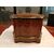 Scatola porta liquori francese del 1800 in radica di maples e filettatura in ebano