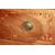 Comò francese di inizio 1800 stile Luigi XVI in legno di noce con intarsi geometrici e bronzi