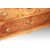 Comò francese di inizio 1800 stile Luigi XVI in legno di noce con intarsi geometrici e bronzi