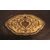 Antico tavolino da gioco francese stile Boulle del 1800 in legno ebanizzato con intarsi in ottone e bronzi