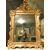 SPECC528 - Specchiera in legno laccato e dorato, misure cm L 86 x H 120  