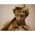 Antica grande scultura in porcellana Royal Dux Bohemia del 1800 raffigurante famiglia tradizionale