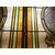 PAN414 - Vetrata colorata Liberty, misure cm L 84 x H 197  
