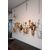 COPPIA DI APPLIQUES IN LEGNO E FERRO DORATO FINE XVIII SECOLO